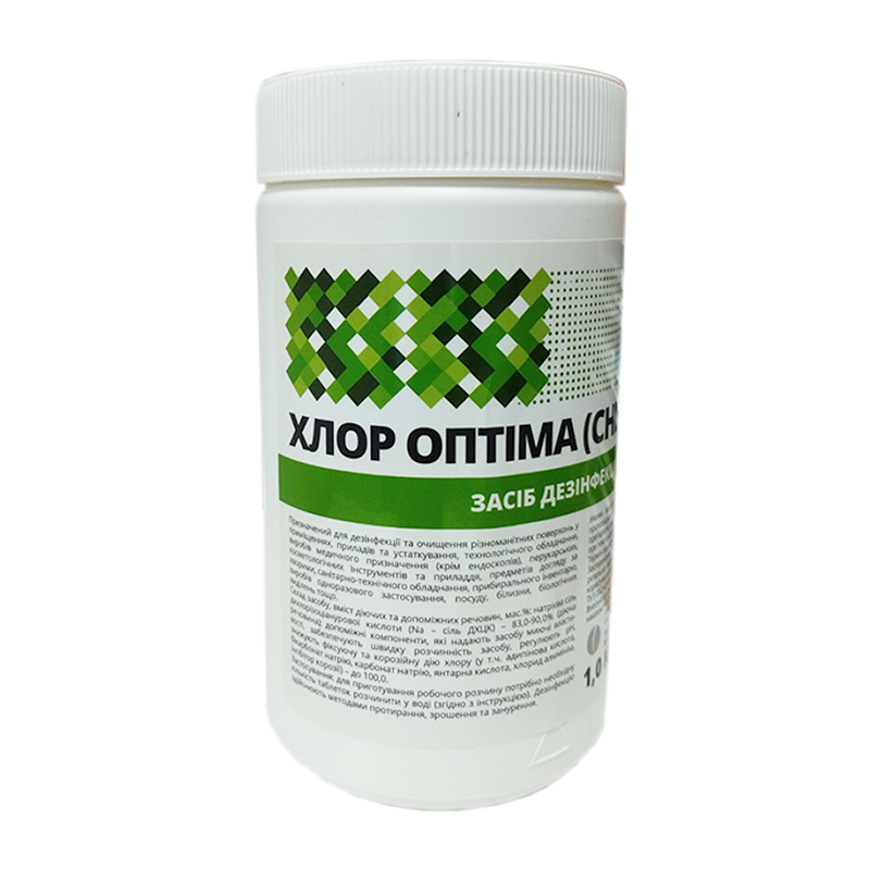 Засіб дезінфекційний "Хлор оптіма (Chlor optima)"